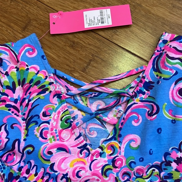 Lilly Pulitzer Girls Jena Dress in Multi Mermaid Grotto Sizes Large & XL NWT - Picture 6 of 10